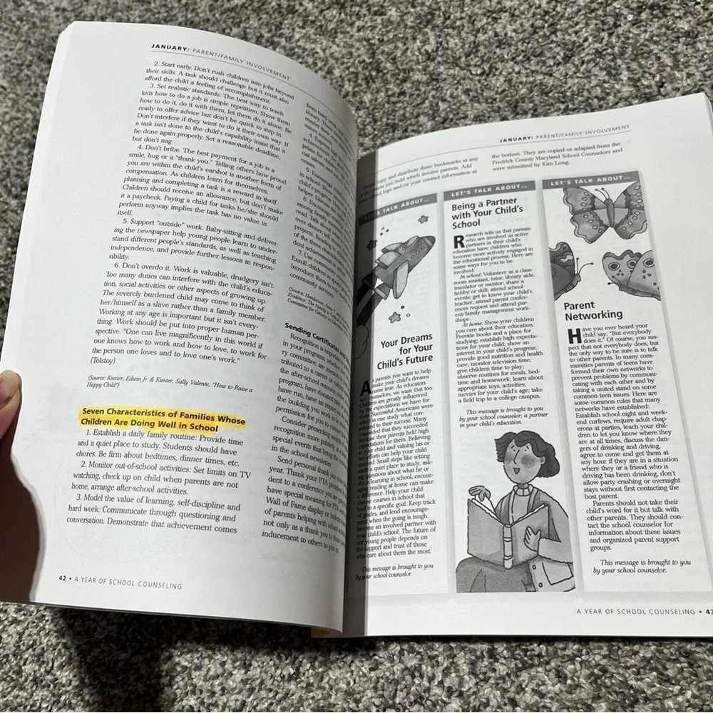 A Year of School Counseling Tools, Techniques, Themes Book